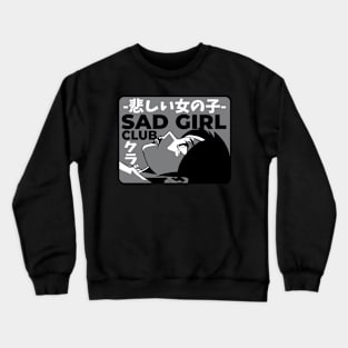 Anime Sad Girl Club Crewneck Sweatshirt